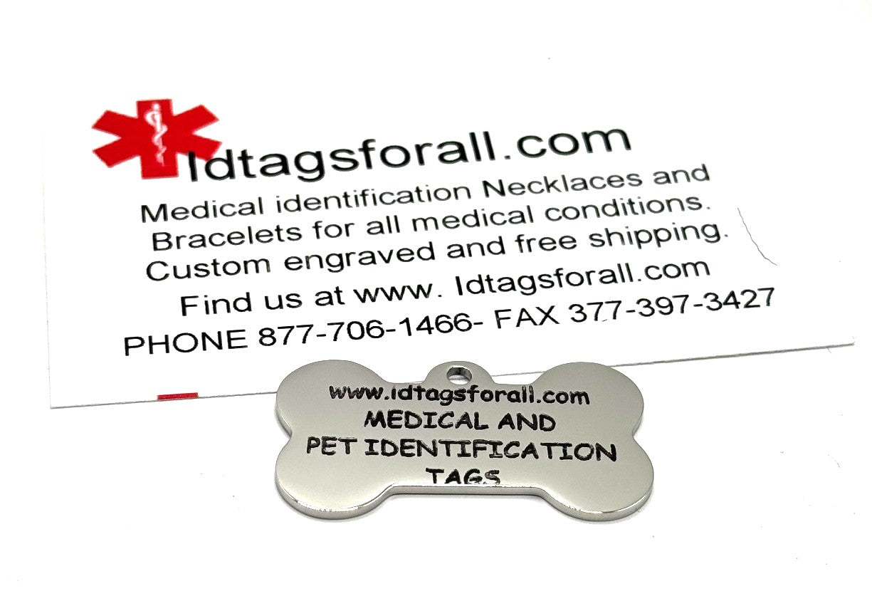 STAINLESS STEEL SMALL PET TAG